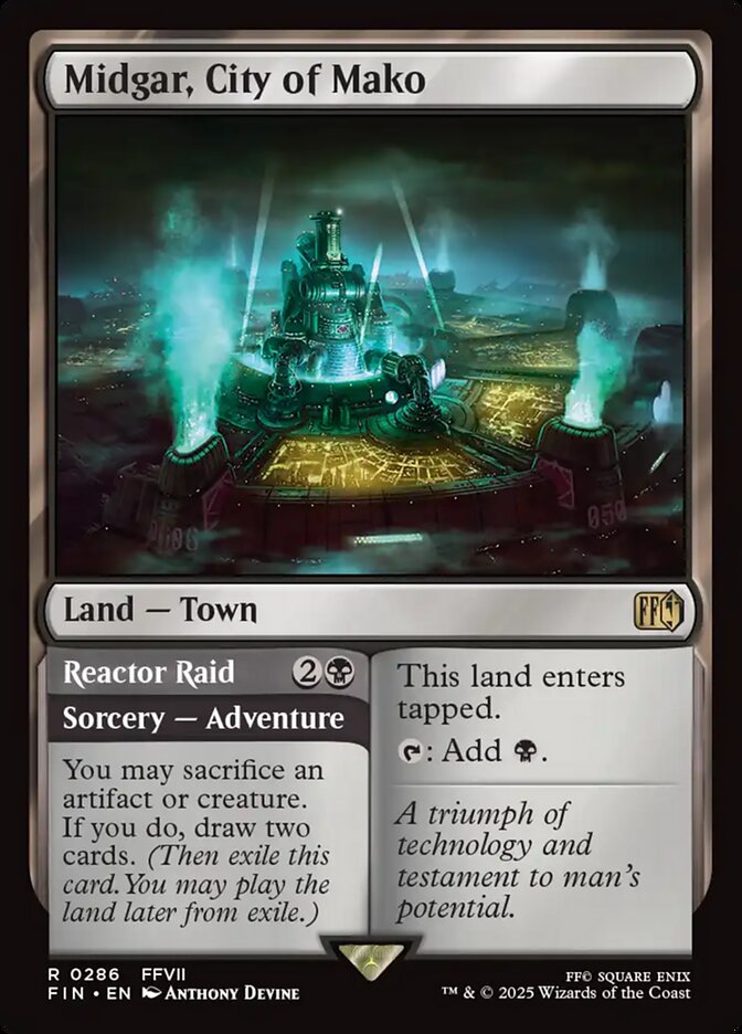 Midgar, City of Mako // Reactor Raid card image