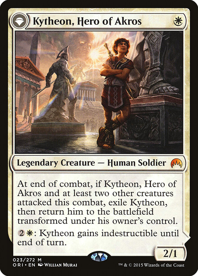 Kytheon, Hero of Akros // Gideon, Battle-Forged card image