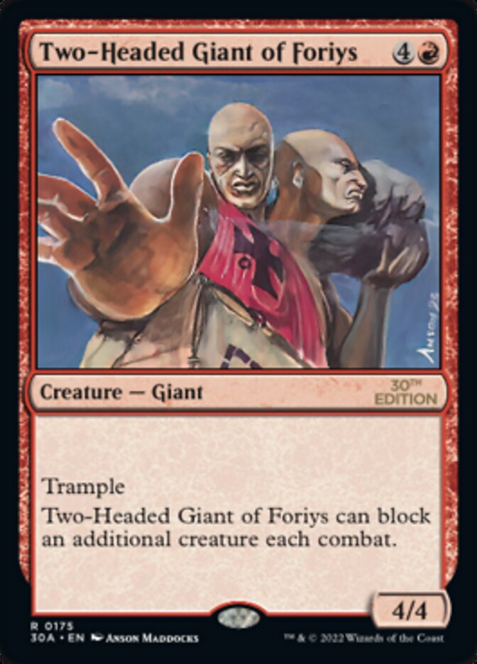 Two-Headed Giant of Foriys card image