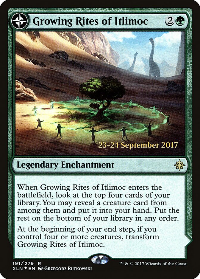 Growing Rites of Itlimoc // Itlimoc, Cradle of the Sun card image