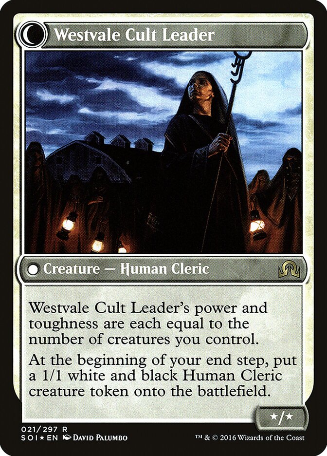 Hanweir Militia Captain // Westvale Cult Leader card image