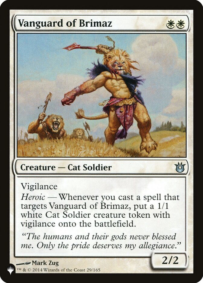 Vanguard of Brimaz card image