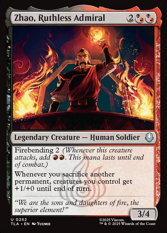 Zhao, Ruthless Admiral card image