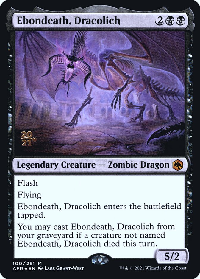 Ebondeath, Dracolich card image