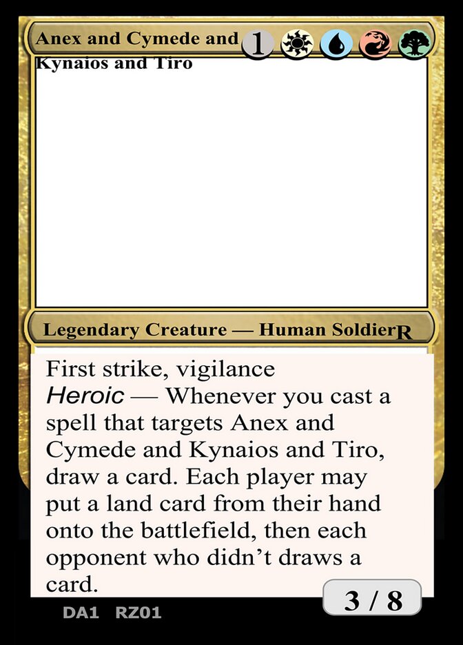 Anax and Cymede & Kynaios and Tiro card image