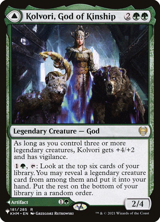 Kolvori, God of Kinship // The Ringhart Crest card image