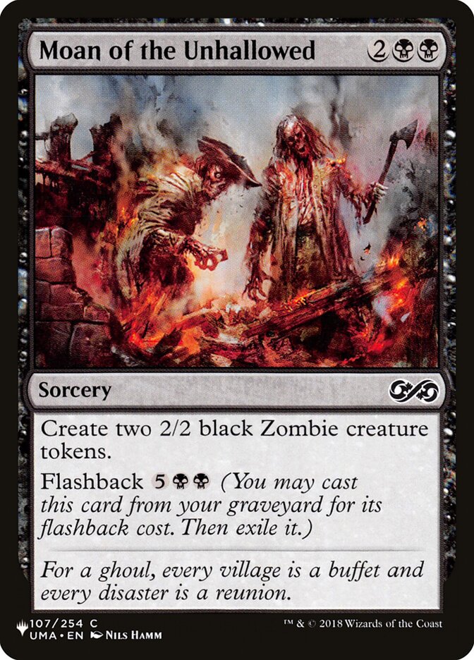 Moan of the Unhallowed card image
