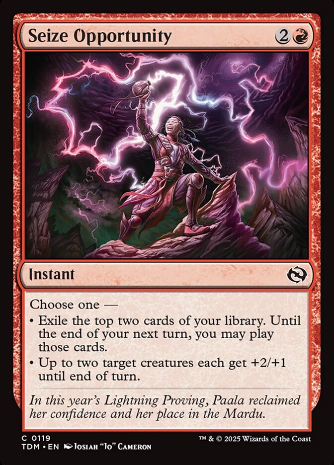 Seize Opportunity card image