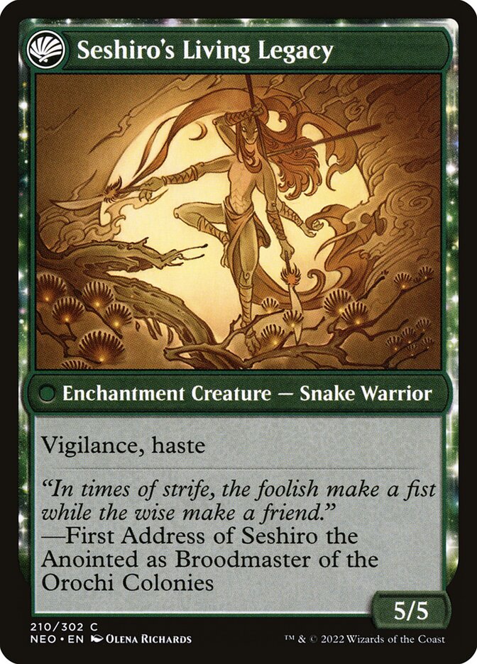 Tales of Master Seshiro // Seshiro's Living Legacy card image