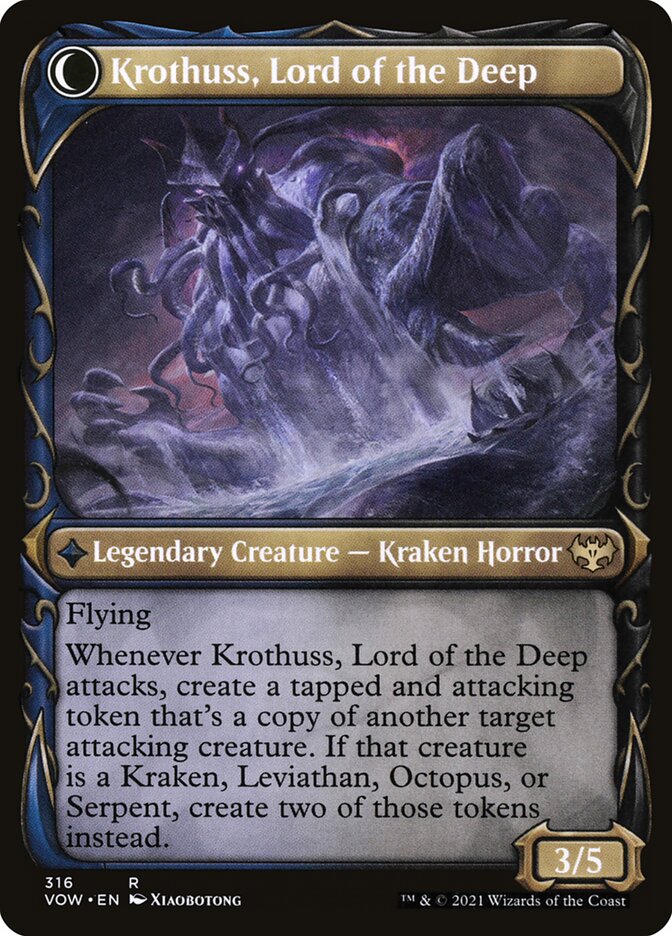 Runo Stromkirk // Krothuss, Lord of the Deep card image