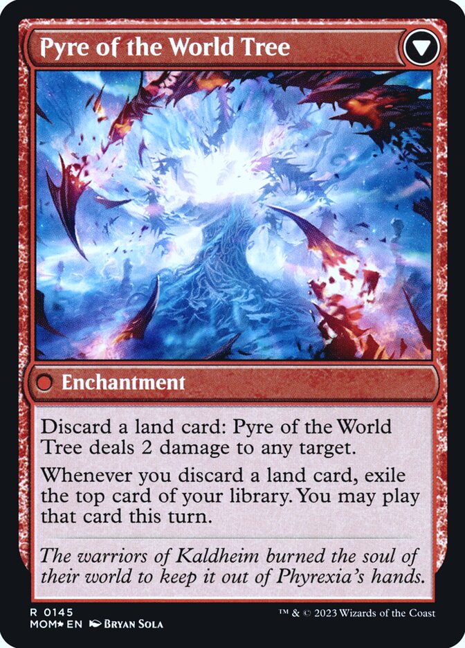 Invasion of Kaldheim // Pyre of the World Tree card image