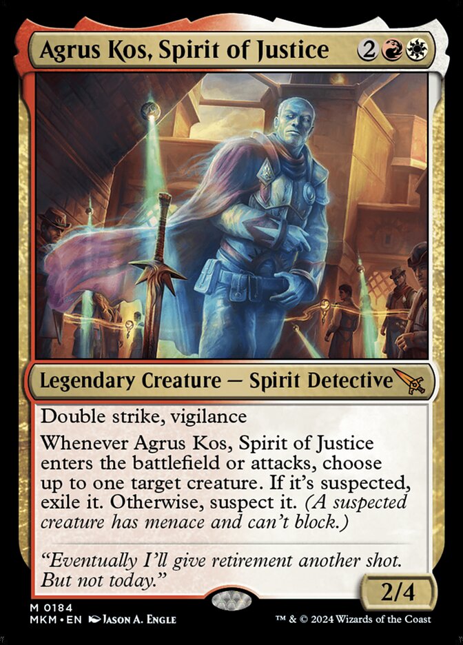 Agrus Kos, Spirit of Justice card image