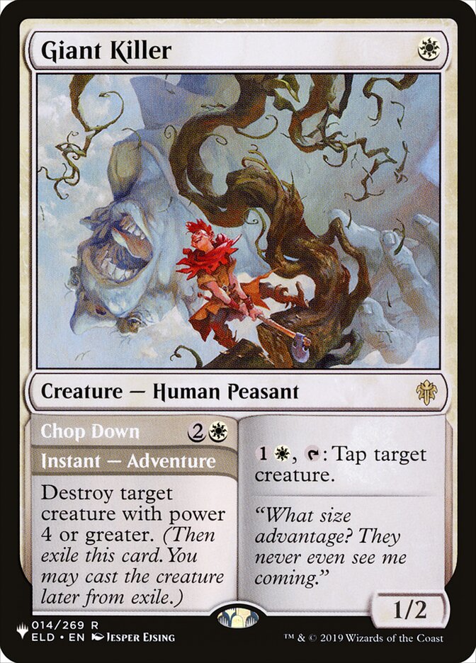 Giant Killer // Chop Down card image