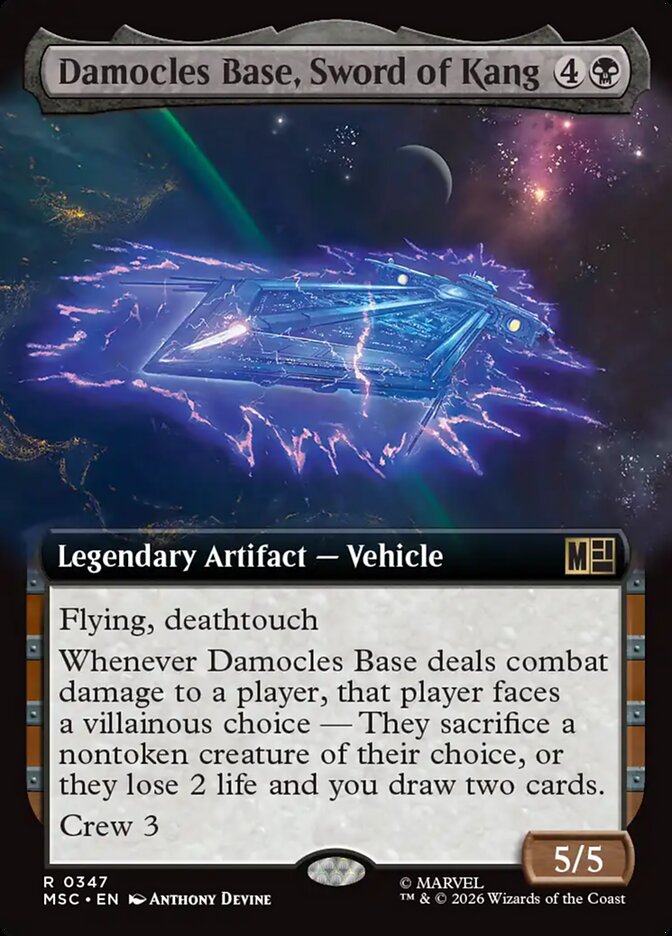 Damocles Base, Sword of Kang card image
