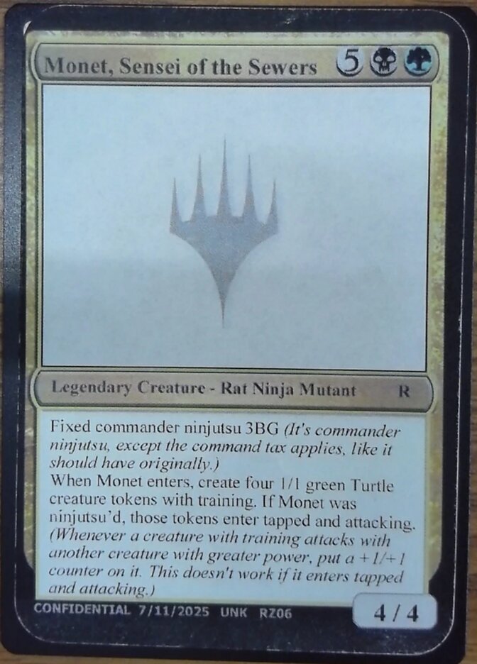 Monet, Sensei of the Sewers card image