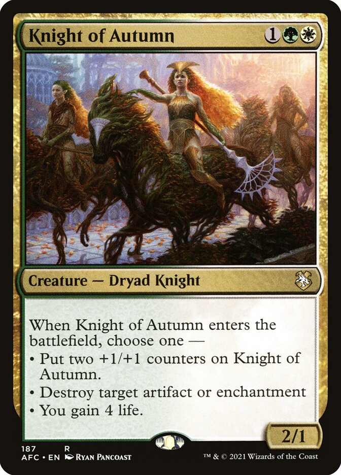 Knight of Autumn card image