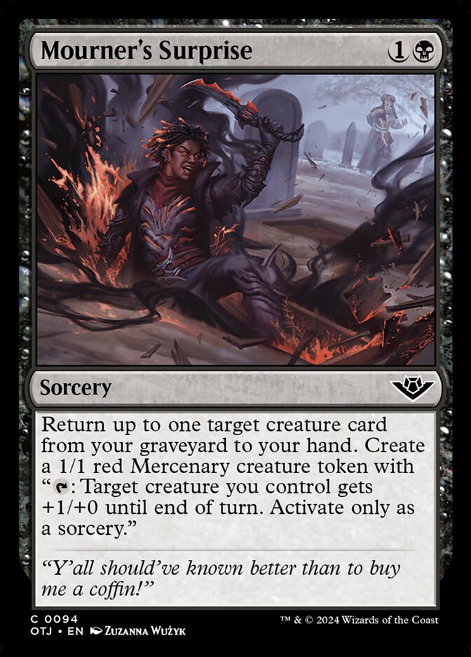 Mourner's Surprise card image
