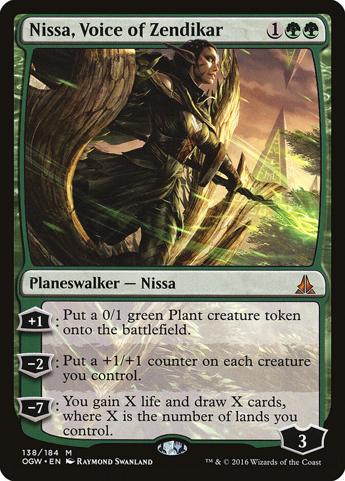 Nissa, Voice of Zendikar card image
