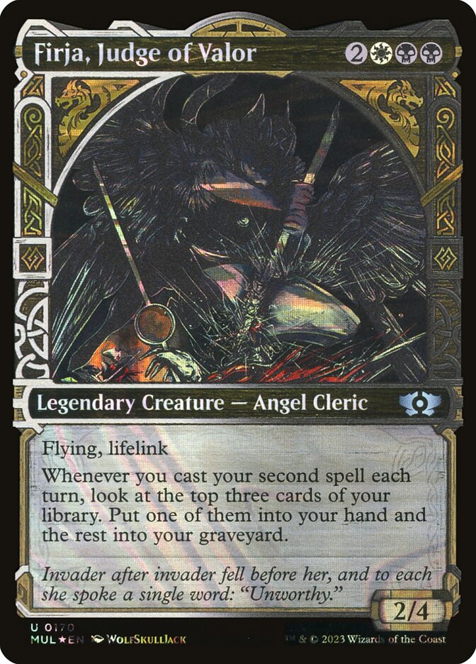 Firja, Judge of Valor card image