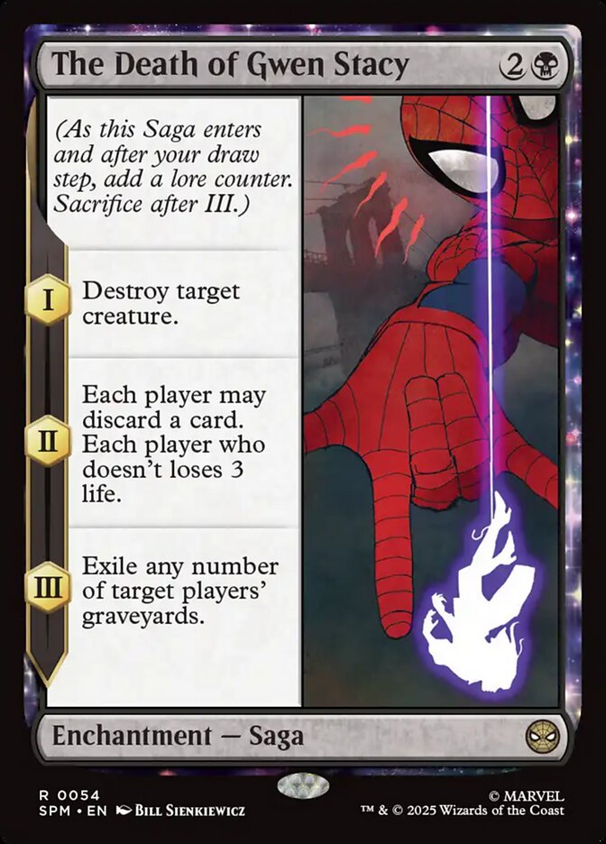 The Death of Gwen Stacy card image