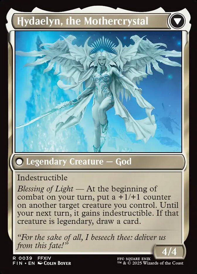 Venat, Heart of Hydaelyn // Hydaelyn, the Mothercrystal card image