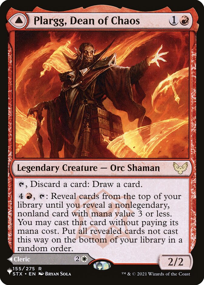 Plargg, Dean of Chaos // Augusta, Dean of Order card image