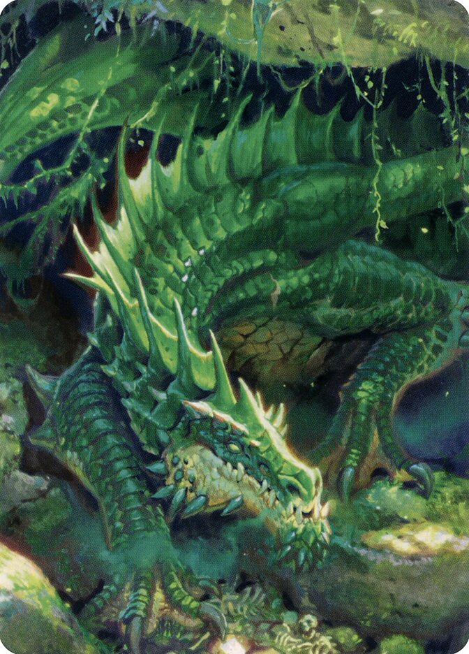 Lurking Green Dragon // Lurking Green Dragon card image