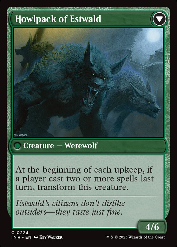 Villagers of Estwald // Howlpack of Estwald card image