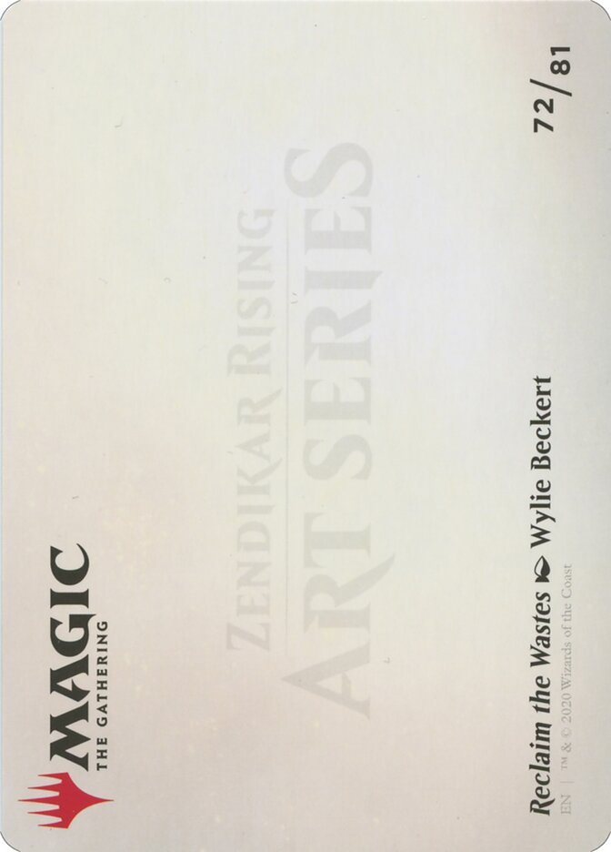 Reclaim the Wastes // Reclaim the Wastes card image