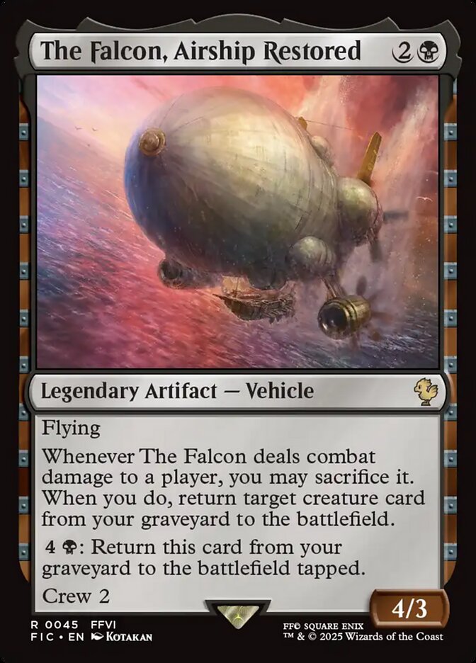 The Falcon, Airship Restored card image