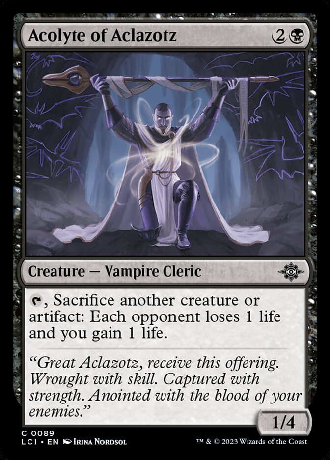 Acolyte of Aclazotz card image