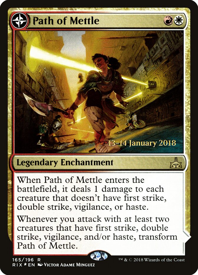 Path of Mettle // Metzali, Tower of Triumph card image
