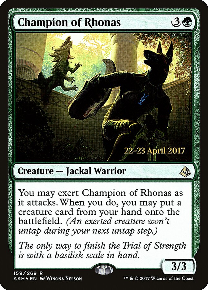 Champion of Rhonas card image