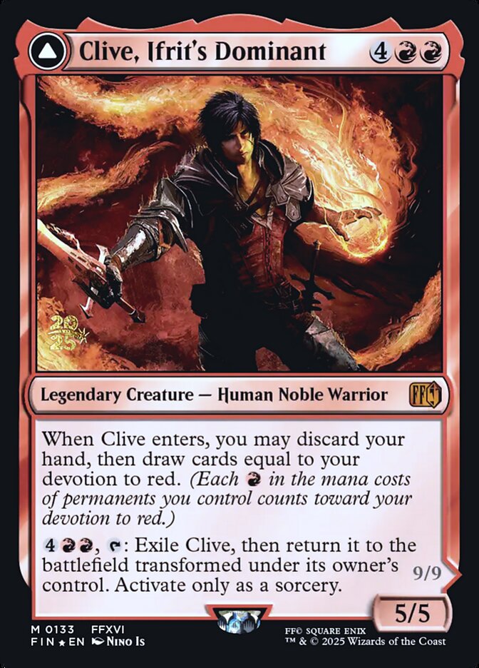 Clive, Ifrit's Dominant // Ifrit, Warden of Inferno card image