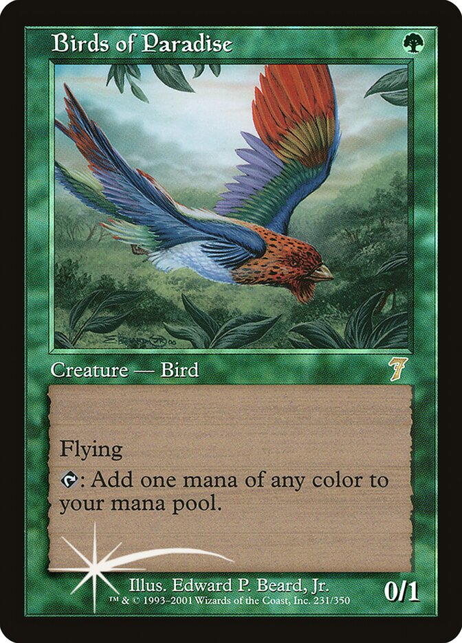 Birds of Paradise card image