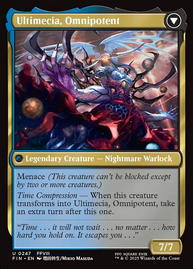 Ultimecia, Time Sorceress // Ultimecia, Omnipotent card image