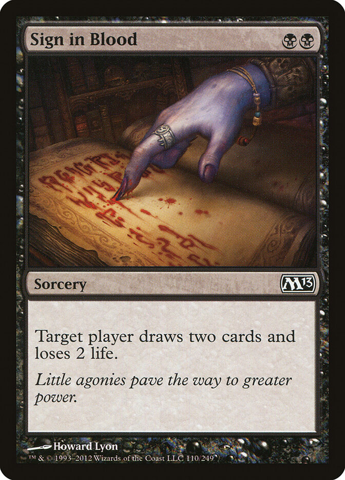 Sign in Blood card image