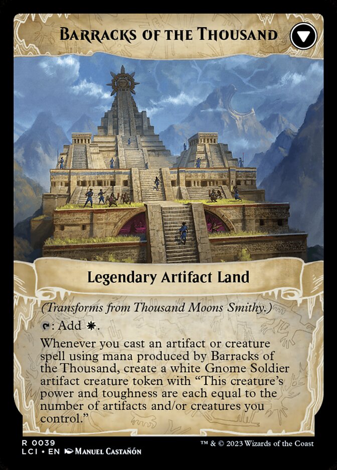 Thousand Moons Smithy // Barracks of the Thousand card image