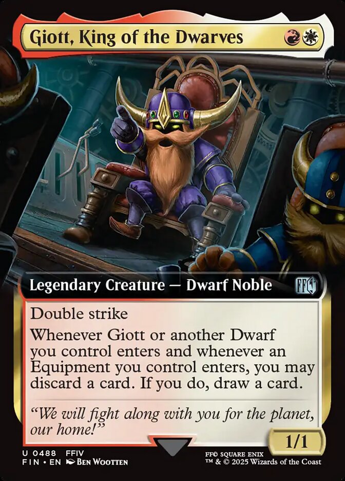 Giott, King of the Dwarves card image