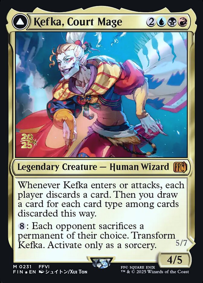 Kefka, Court Mage // Kefka, Ruler of Ruin card image
