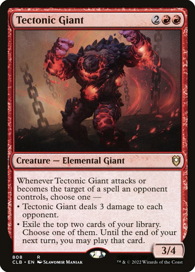 Tectonic Giant card image