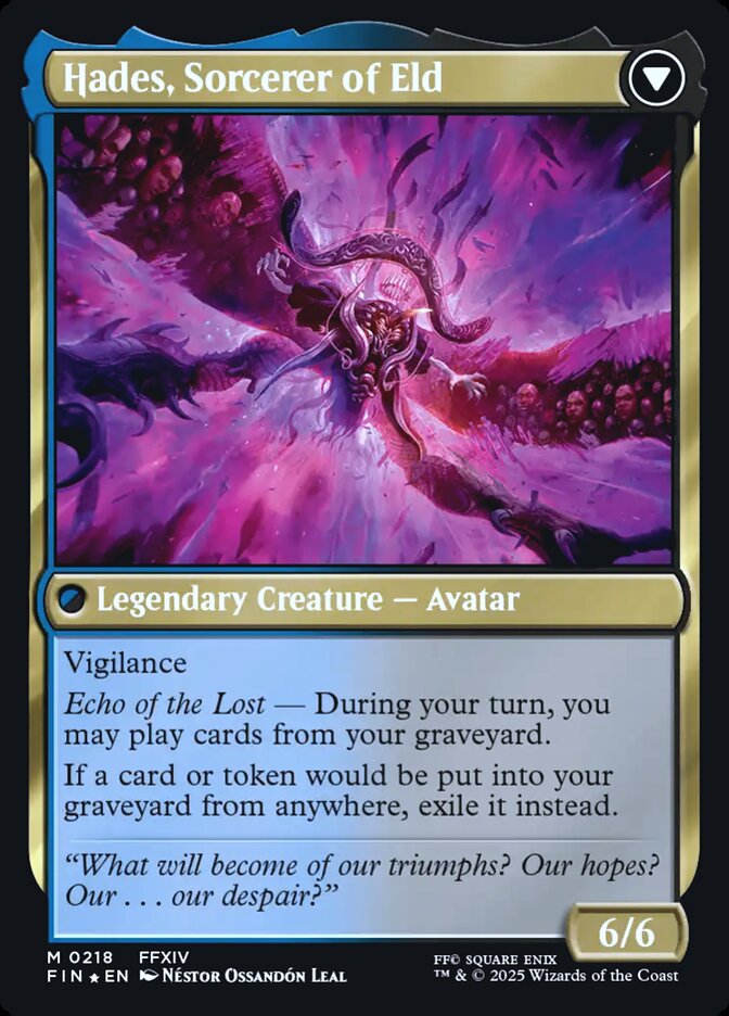 Emet-Selch, Unsundered // Hades, Sorcerer of Eld card image