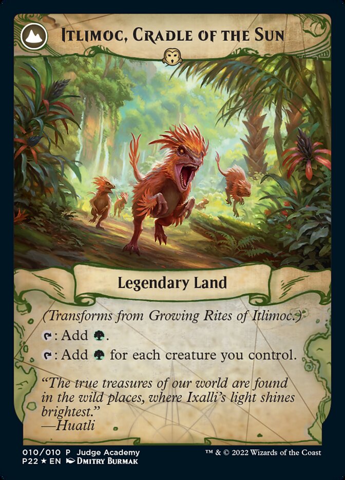 Growing Rites of Itlimoc // Itlimoc, Cradle of the Sun card image
