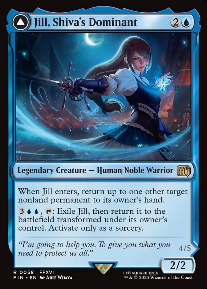 Jill, Shiva's Dominant // Shiva, Warden of Ice card image