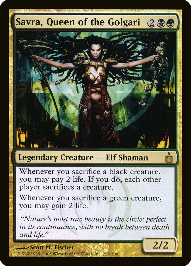Savra, Queen of the Golgari card image