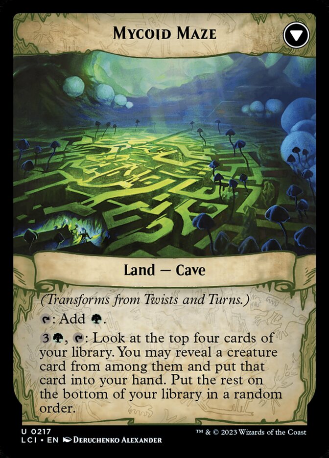 Twists and Turns // Mycoid Maze card image