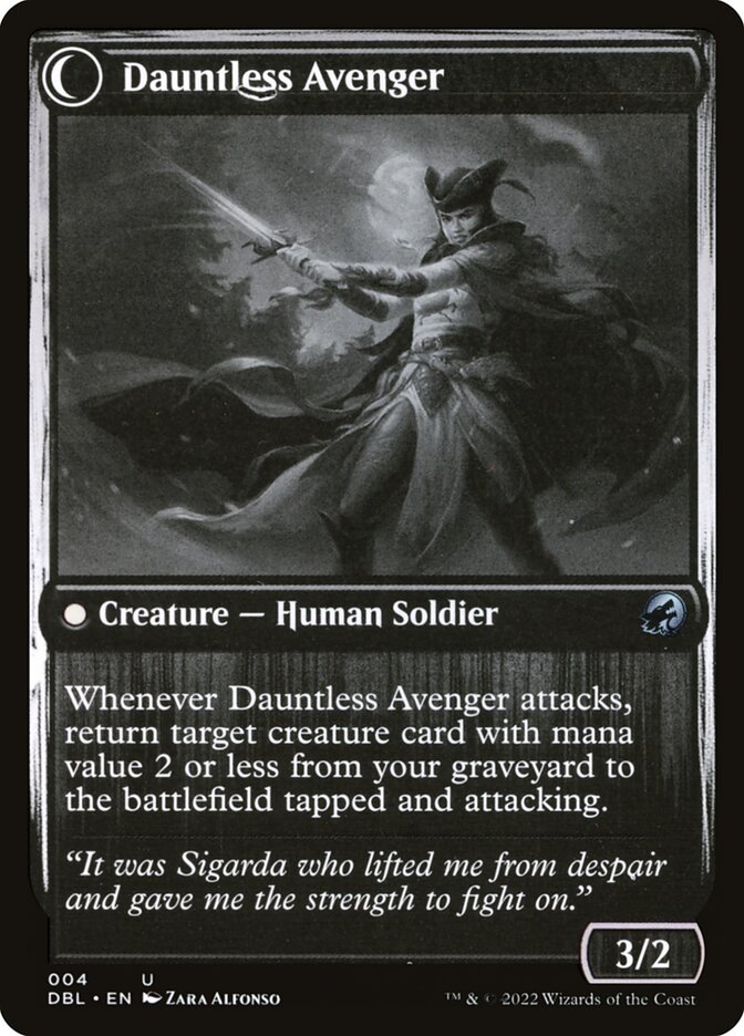 Bereaved Survivor // Dauntless Avenger card image
