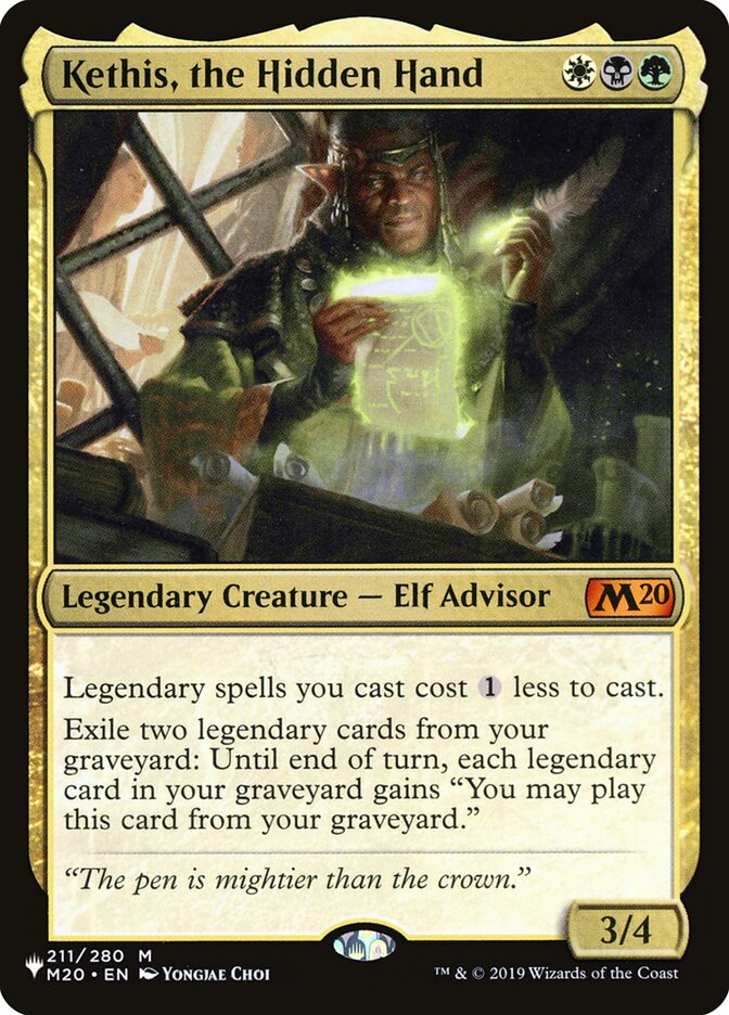 Kethis, the Hidden Hand card image
