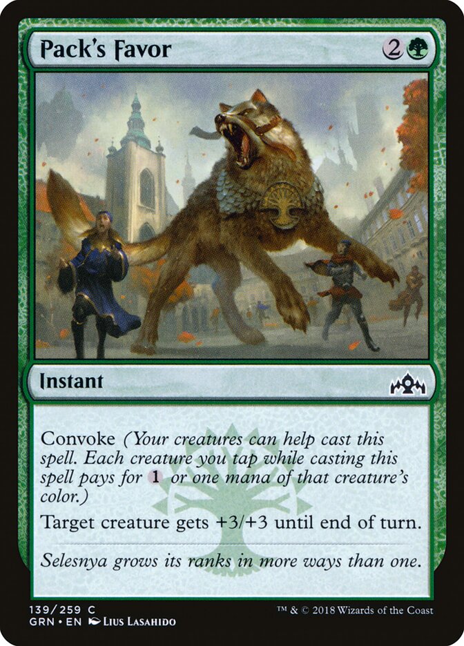 Pack's Favor card image