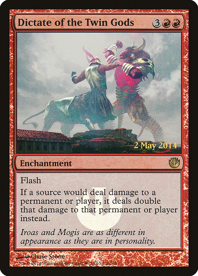 Dictate of the Twin Gods card image